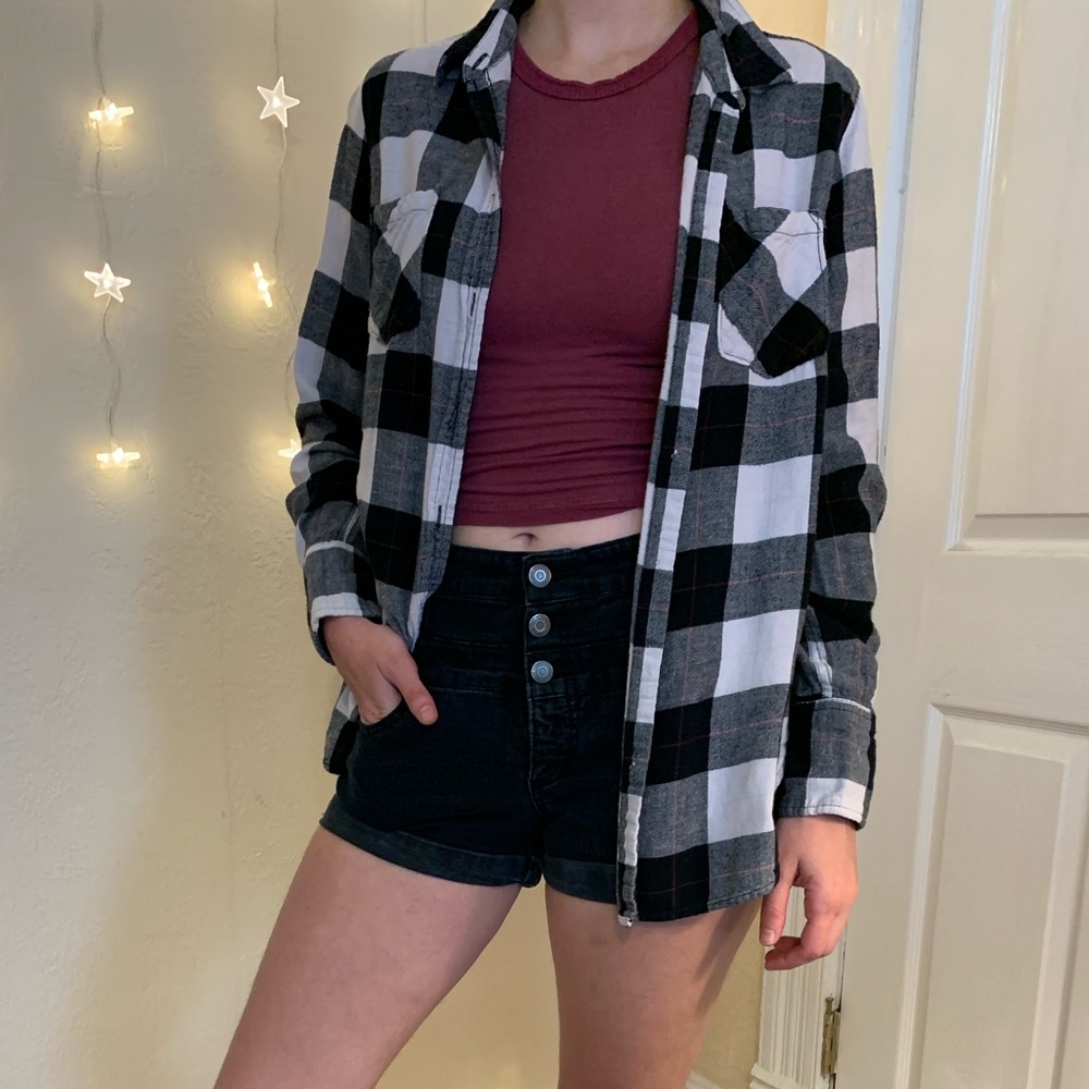 Black & White Classic Flannel